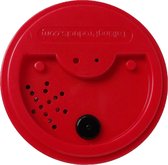 Magnetische Praatknop -rood -(Talking Tin)- 40 sec opname tijd.