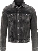 Malelions Denim Jacket Memphis - Black Stone Washed