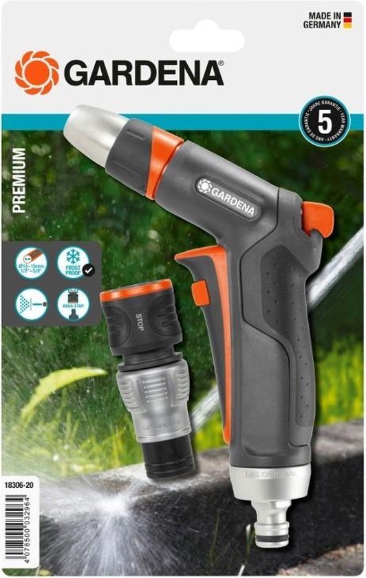 GARDENA Premium Reinigingspistool Set - incl. armaturen