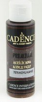 Cadence Premium acrylverf (semi mat) Donker bruin 01 003 7575 0070  70 ml
