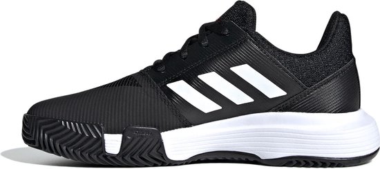 adidas Courtjam Sportschoenen - Maat 33 - Jongens - zwart/wit | bol.com