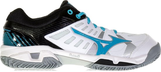 Mizuno Wave Exceed SL CC Tennisschoenen - Maat 38 - Vrouwen - wit/zwart/blauw