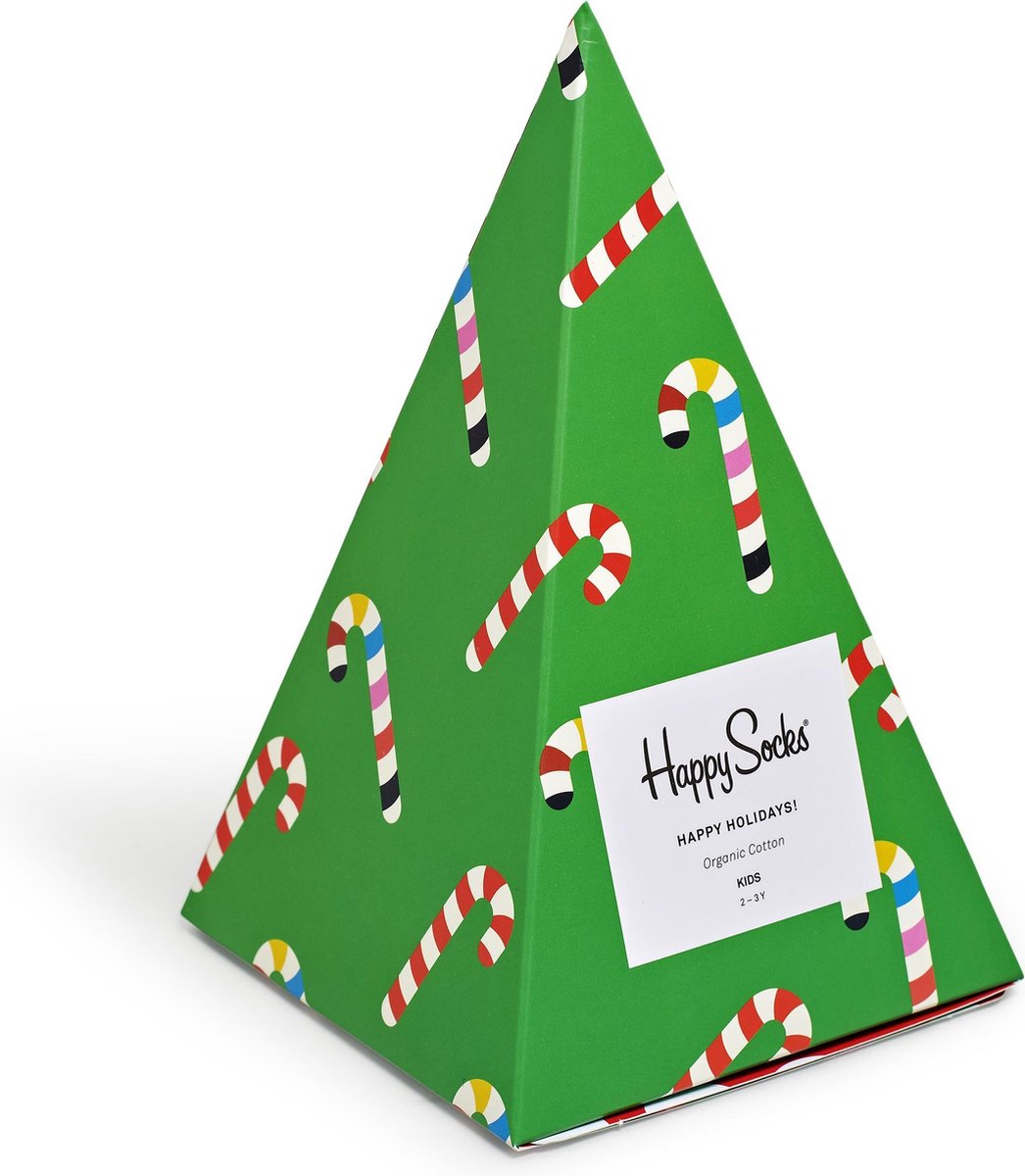 Happy Socks - Kids Unisex 3-Pack Holiday Gift Box Sokken - 0-12 maanden