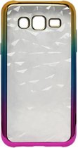 ADEL Siliconen Back Cover Softcase Hoesje Geschikt voor Samsung Galaxy J7 (2015) - Bling Bling Diamanten