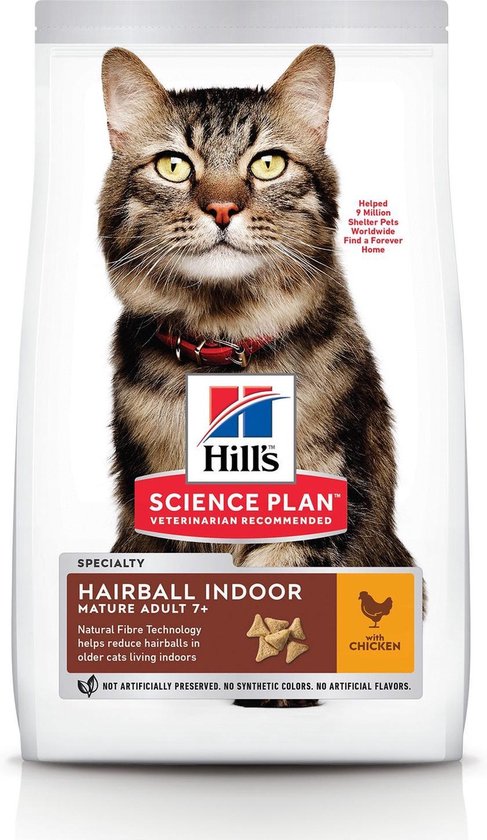 Hill's Science Plan Mature Hairball Controll - Kattenvoer - 1.5 kg