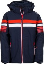 CMP Wintersportjas - Maat 140  - Jongens - navy/rood/wit