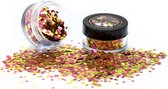 PaintGlow Biodegradable Chunky Glitter Blends - Face jewels - Glitters gezicht - Festival make up - Biologisch afbreekbaar - Rose Gold