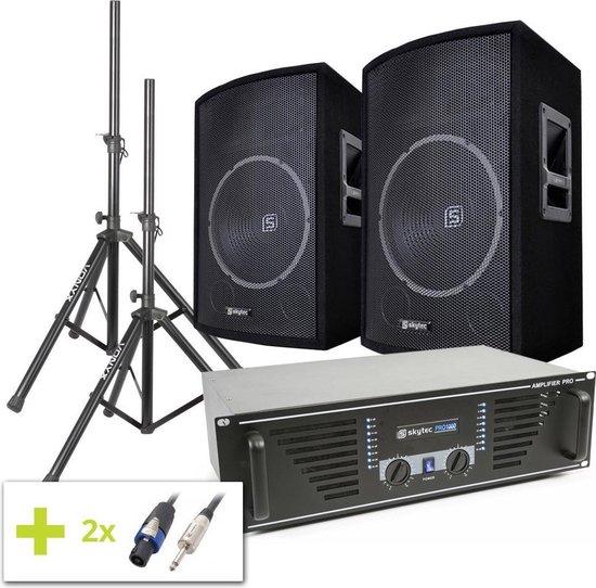 skytec speakers 1000w