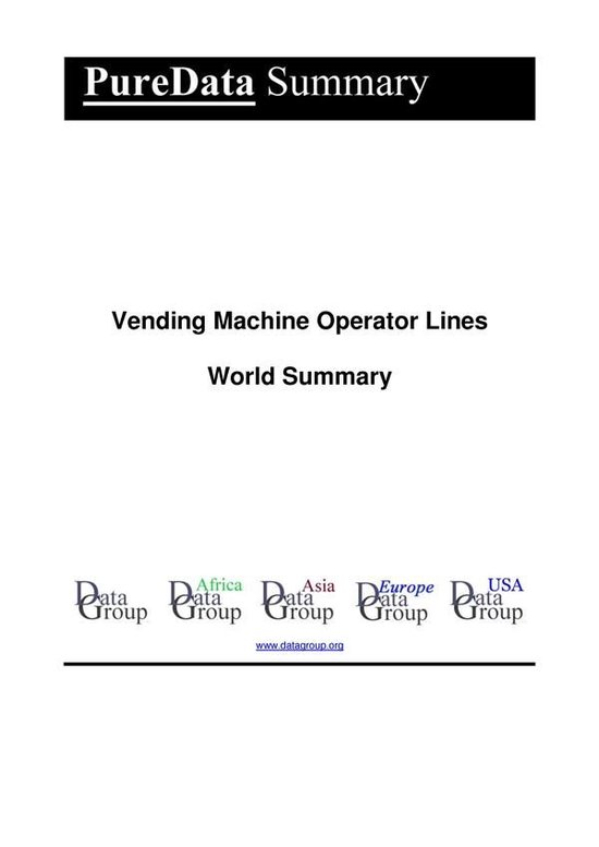 PureData World Summary 2092 - Vending Machine Operator Lines ... - cover