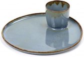 Tapasbord Anita Legrelle smokey blue D15 H4,5