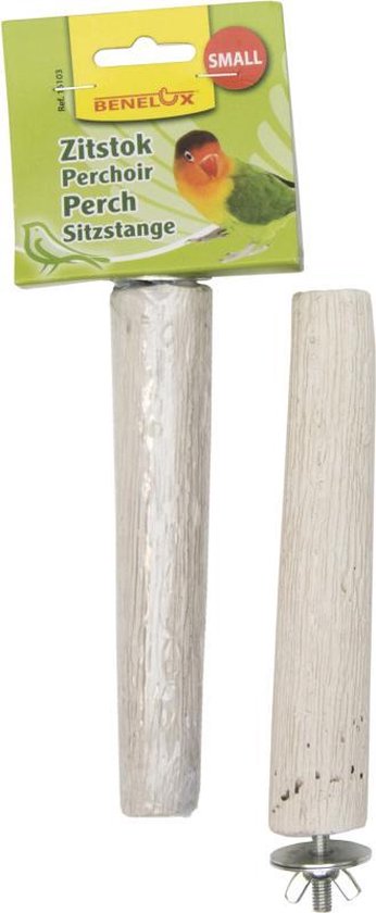 Dierenbenodigdheden Benelux Calcium Zitstok Recht 14 Cm Small