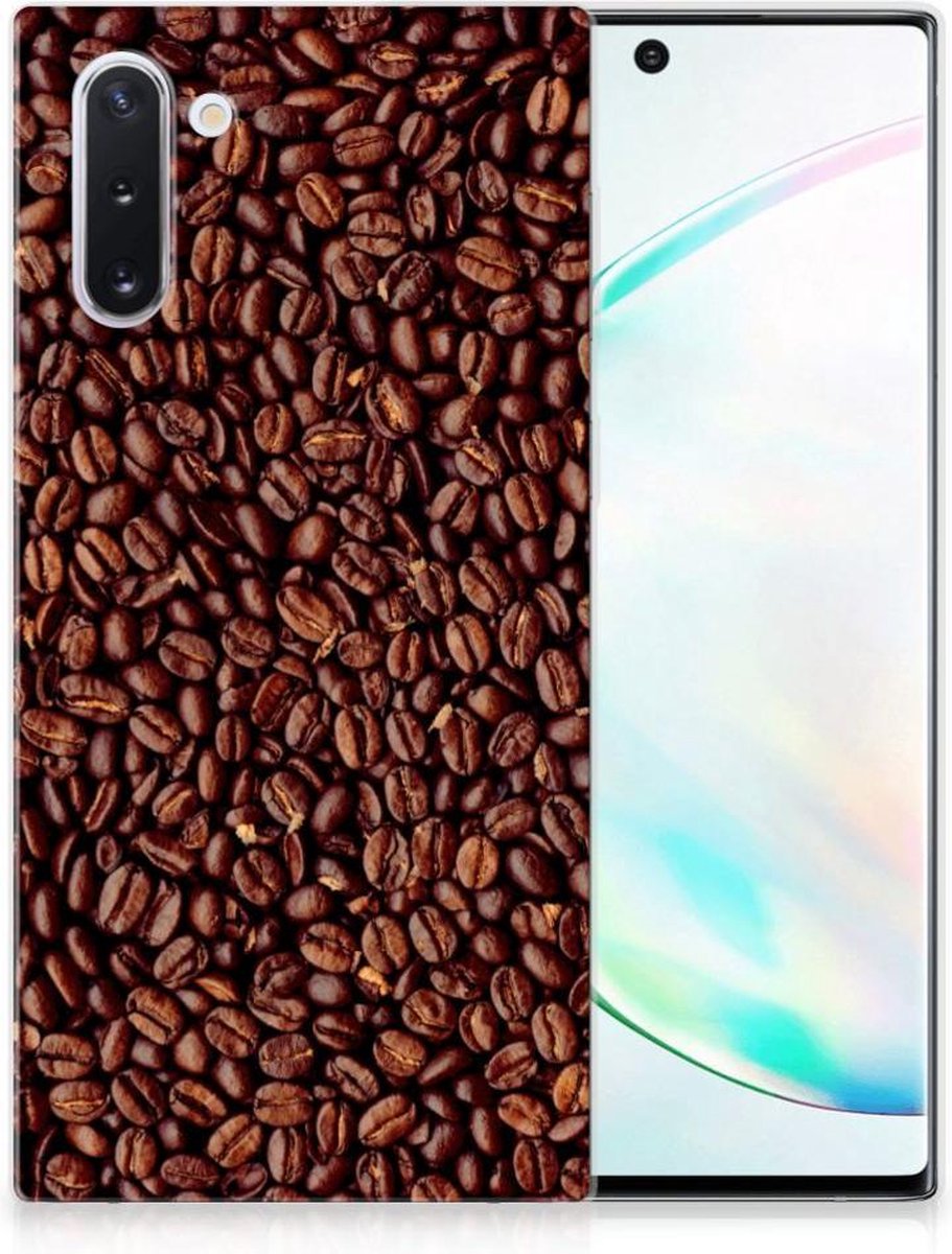 Samsung Galaxy Note 10 Siliconen Case Koffiebonen
