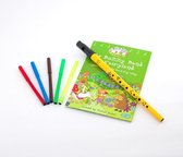Clarke Buzzy Friends Pack - Tin Whistle + Kleurboek + Stiften