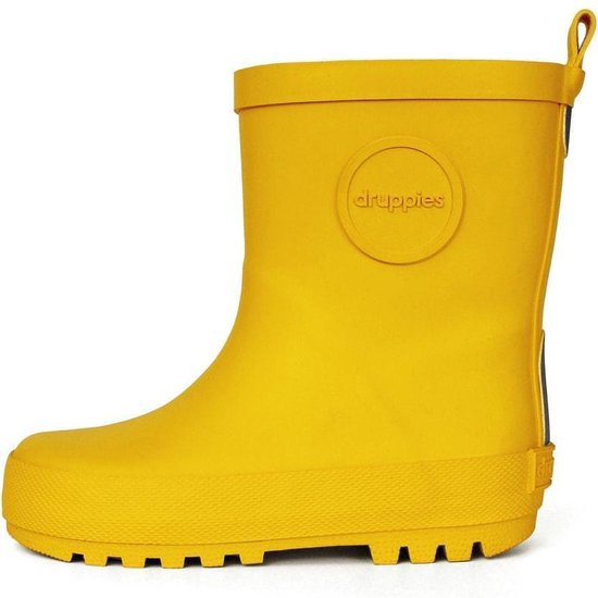 | Druppies Regenlaarzen Adventure Boot Geel Oranje natuurrubber kinderregenlaars van Druppies (Maat 35