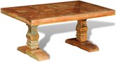 Salontafel bruin (Incl dienblad) Gerecycled Hout - woonkamer tafel - decoratie tafel - salon tafel - wandtafel - Koffietafel