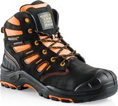 Buckler Buckz Highviz Werkschoen-Zwart/oranje-44