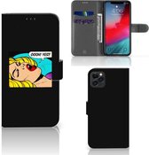 Wallet Case met Pasjes Geschikt voor iPhone 11 Pro Max Popart Oh Yes