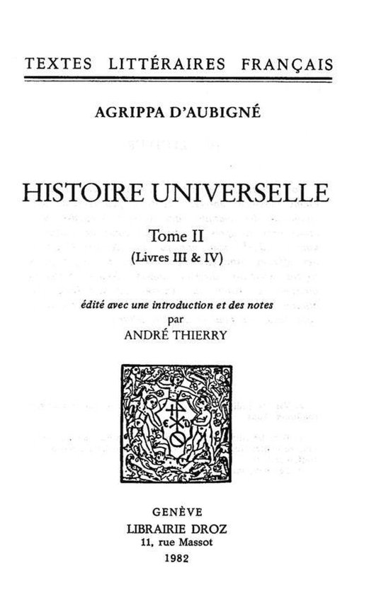 Textes littéraires français - Histoire universelle - cover