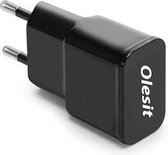 OLESIT 5V 2A 10W. 1 poort USB Oplader - Universele Lader UNS-1538 OLESIT Adapter - Zwart