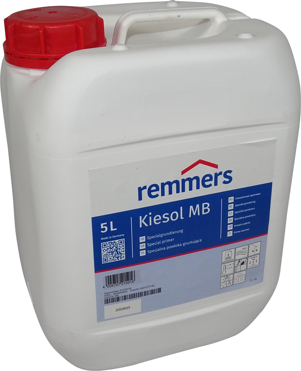 REMMERS Kiesol MB 5L (Grondlaag MB 2K en kritische ondergronden) - Remmers