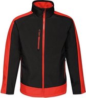 Regatta Mens Contrast 3 Layer Softshell Full Zip Jacket