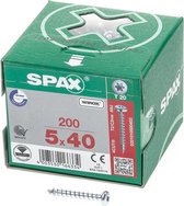 Spax Spaanplaat CK Verzinkt Torx 5.0 x 40 - 200 stuks