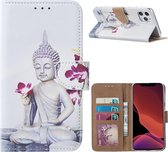 Xssive Hoesje voor Apple iPhone 11 Pro (5.8 inch) - Book Case - Boeddha