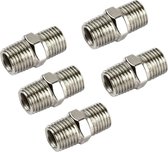 Buitendraad lucht nippels 1/4" x 1/4" (pack van 10 stuks)