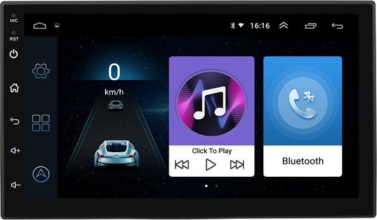 uitsterven Nebu nogmaals Cartronix | Dubbel din autoradio | Android 8.1 | Navigatie | Bluetooth |  USB | 7 inch... | bol.com