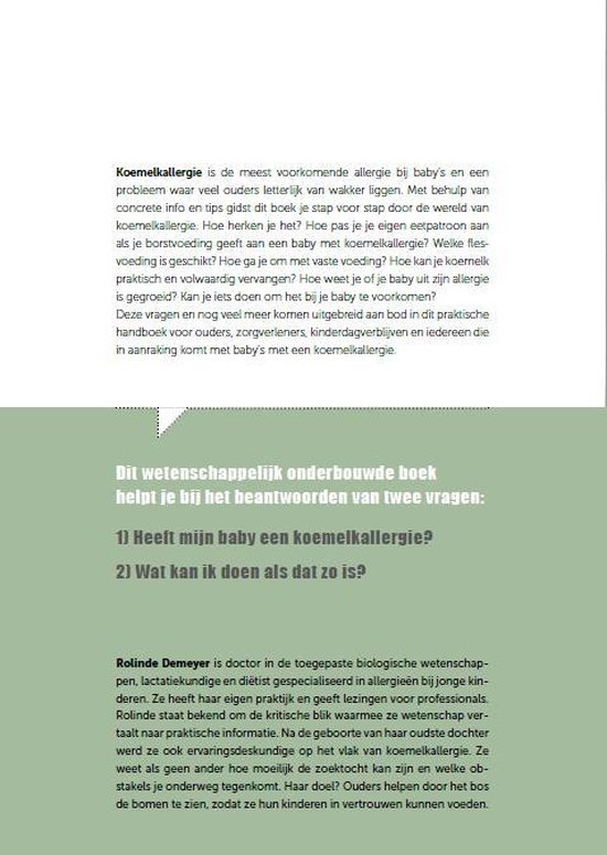Introductie van 'Blij koemelkvrij: koemelkallergie bij baby's'