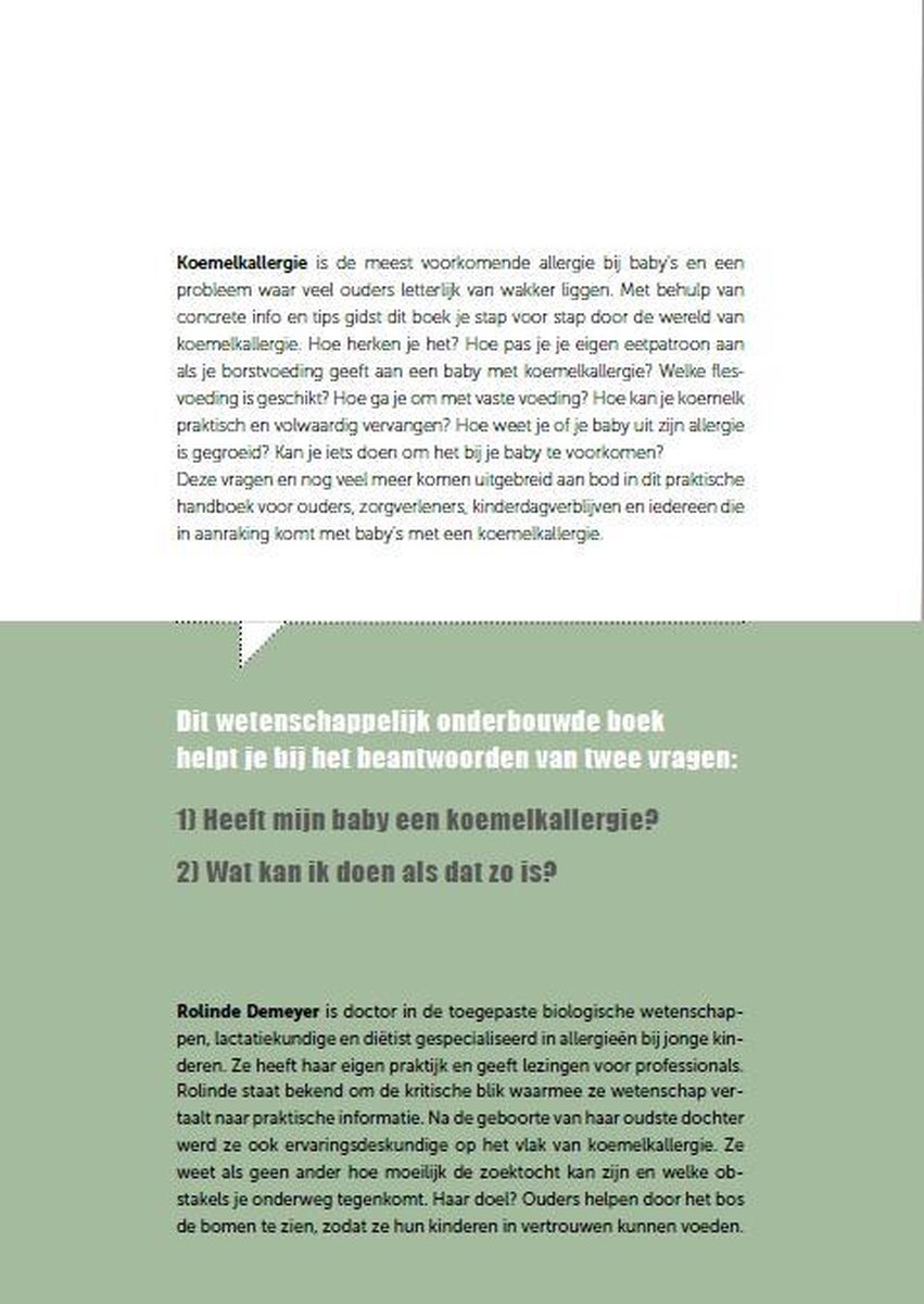 Introductie van 'Blij koemelkvrij: koemelkallergie bij baby's'