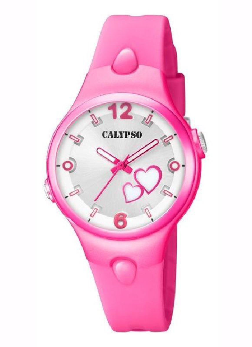 Calypso K5746-3 Kinderhorloge - Polshorloge - Kunststof - Roze - Ø 32,5mm