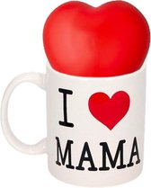 Best mom koffiemok / theemok met rode stressbal in hartvorm - Moederdag cadeaus
