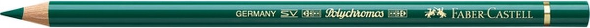 Kleurpotlood Faber Castell Polychromos 159 Hooker's groen doos met 6 stuks