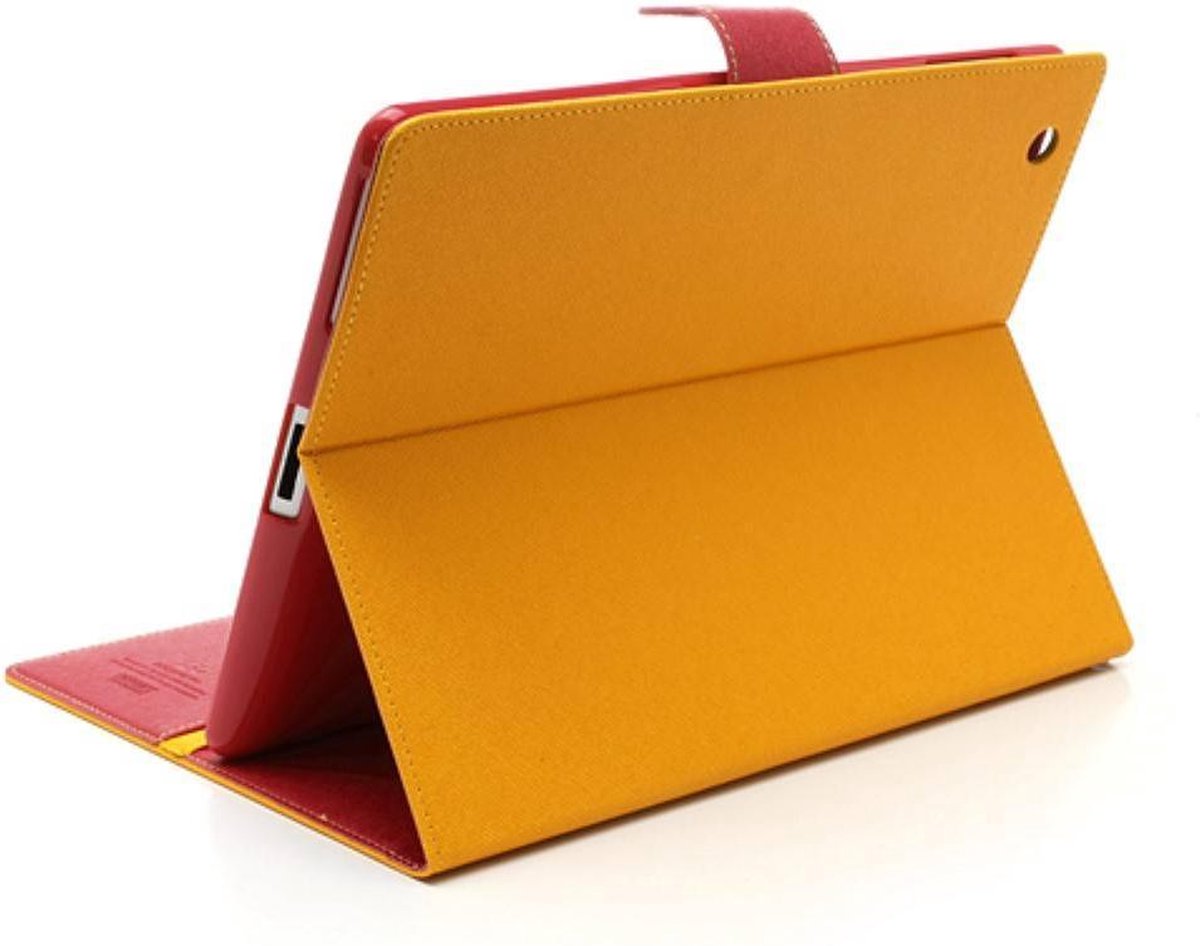 Mercury Goospery PU Lederen Wallet Hoes voor iPad 2/3/4 - Geel