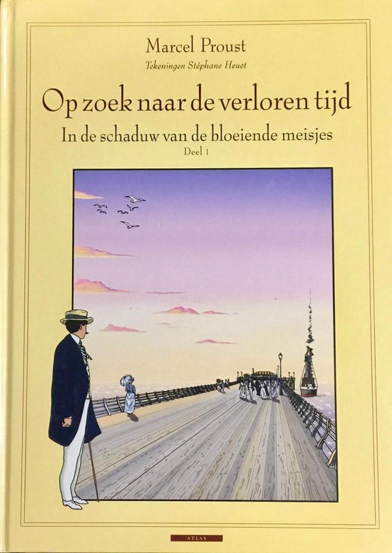 Cover van het boek 'Op zoek naar de verloren tijd / In de schaduw van de bloeiende meisjes 1' van Marcel Proust