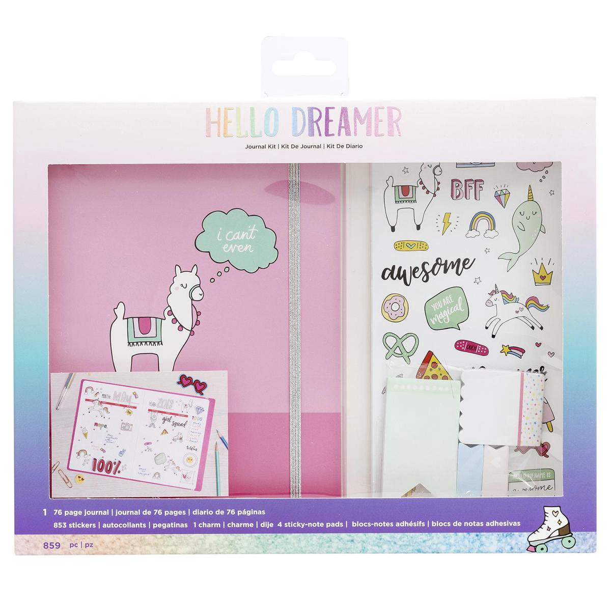 American Crafts - Hello Dreamer Journal Kit - 859 Pieces