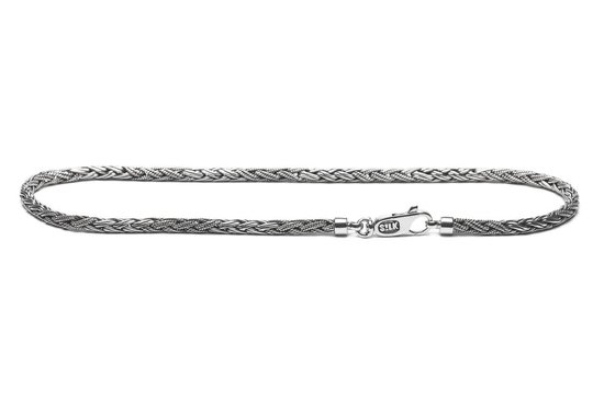 SILK Jewellery - Zilveren Ketting - Double fox - 378.50 - Maat 50,0