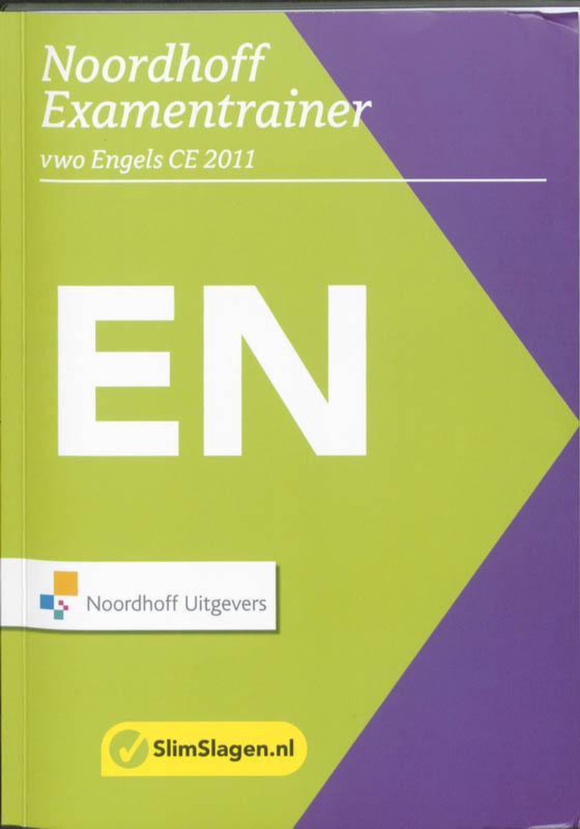 Noordhoff examentrainer / VWO Engels CE 2011 9789001787325 Annemarieke Lente Boeken
