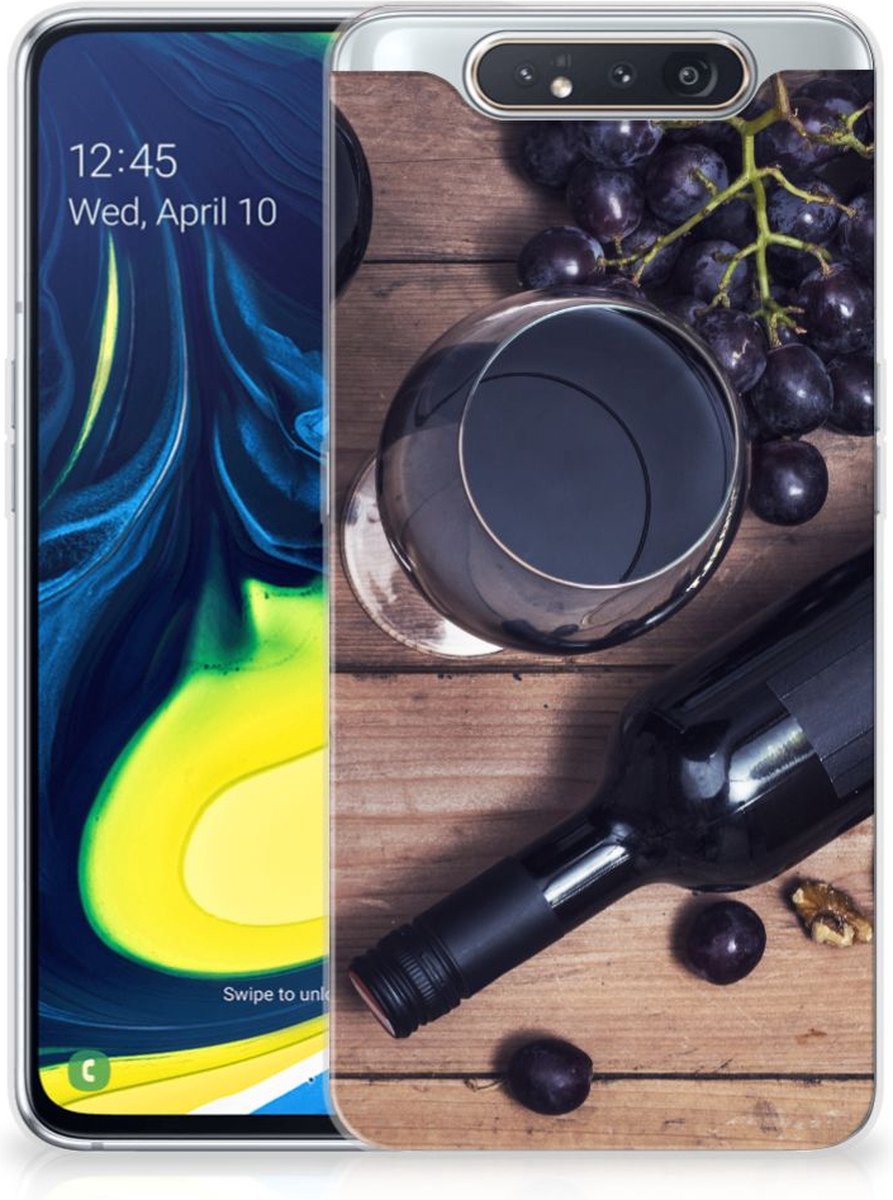 Samsung Galaxy A80 Siliconen Case Wijn