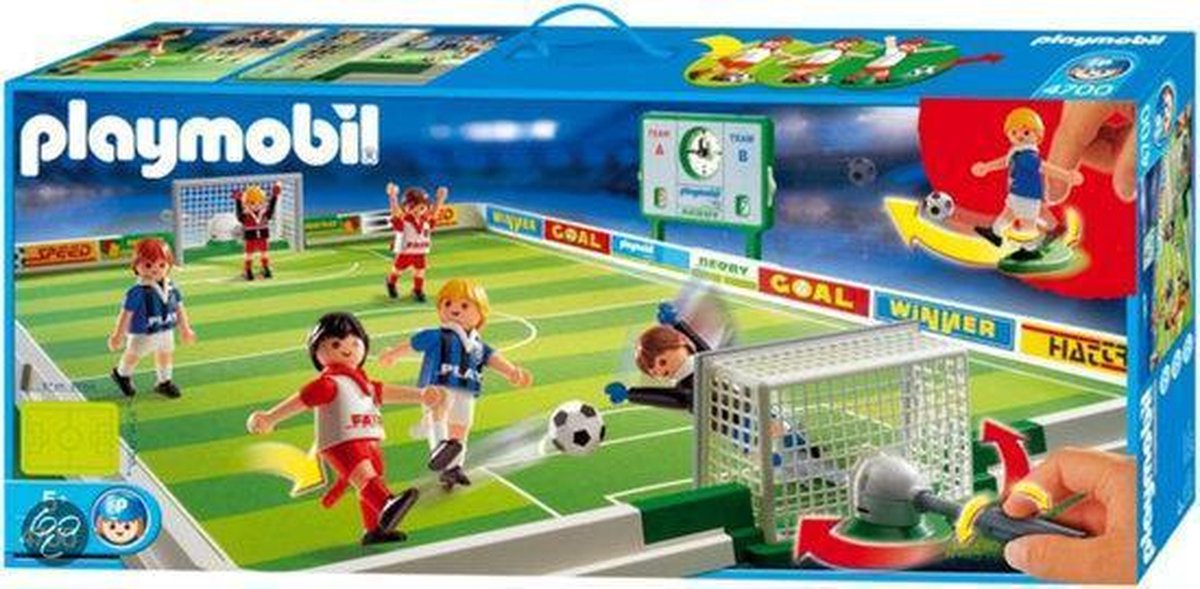 Weglaten Ver weg verkeer Playmobil Groot voetbalspel - 4700 | bol.com