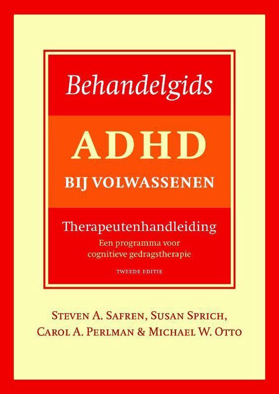 Behandelgids ADHD bij volwassenen 9789057125058 Carola A. Perlman Boeken bol