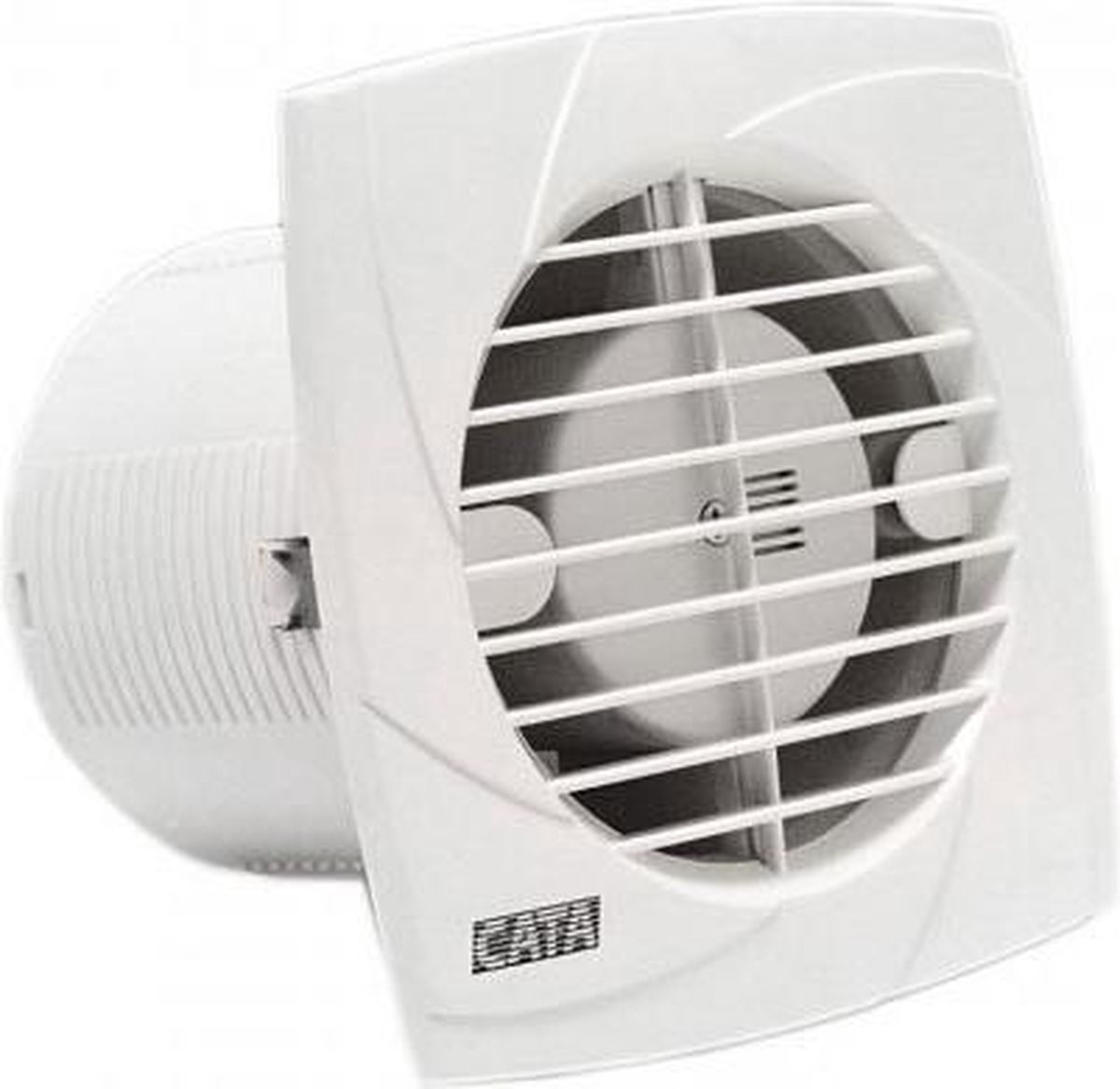 Cata B10 Plus-badkamerventilator, 98 m³/uur, 10 cm, 2500 rpm, wit