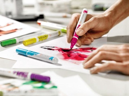 Stylo pinceau Talens Ecoline , étui de 15 pièces, assorti
