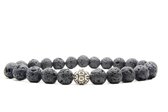 Beaddhism - Armband - Lava - Gosha - 8 mm - 20 cm