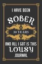 30 Years Sober Journal