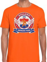 Oranje Holland drinking team rwb t-shirt heren XXL