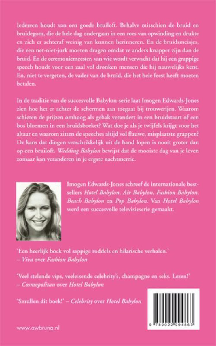Wedding Babylon - back cover