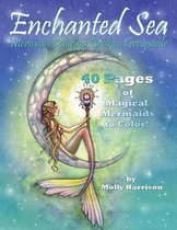 Enchanted Sea - Mermaid Coloring Book in Grayscale - Coloring Book for Grownups