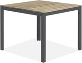 Claro Wooden Table 90x90 Grey Frame